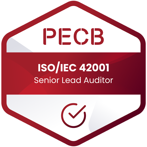 PECB ISO/IEC 42001 Senior Lead Auditor – Credly-Badge